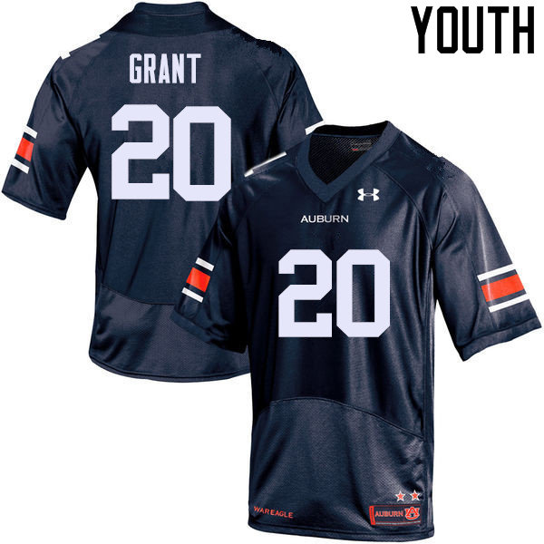 Youth Auburn Tigers #20 Corey Grant College Football Jerseys Sale-Navy